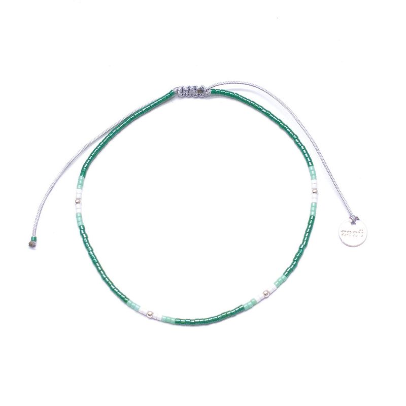 ZAZU - Tobillera Verde-Joyas Zazü