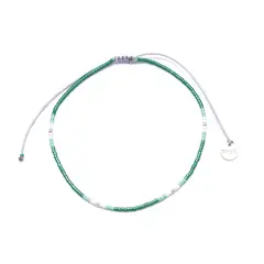 ZAZU - Tobillera Verde-Joyas Zazü