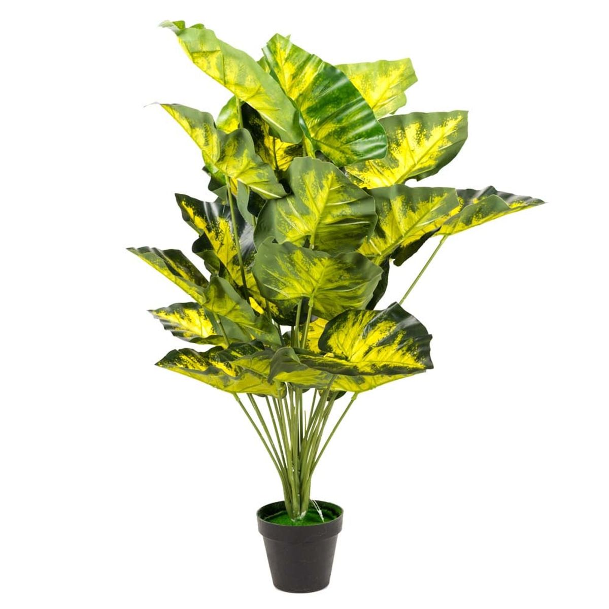 GENERICO - Planta artificial 80cm verde oscuro con maceta Bighouse