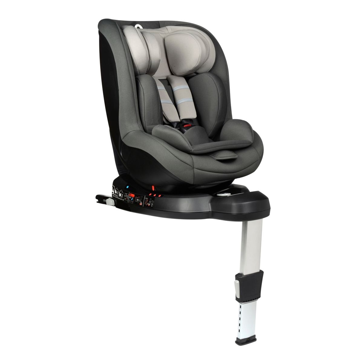 BBQOOL - Silla De Auto Convertible I-Storm Isofix 360° Grey
