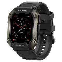 LIGE - Smartwatch Tank M1 - Negro