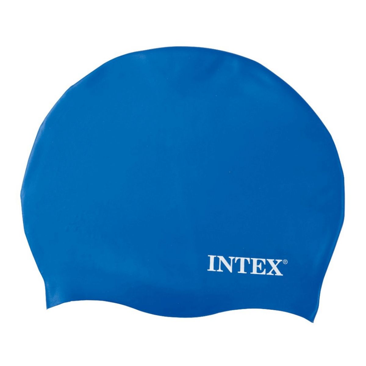 INTEX - Gorro de Natación Silicona Intex Silicone Swim Cap Azul