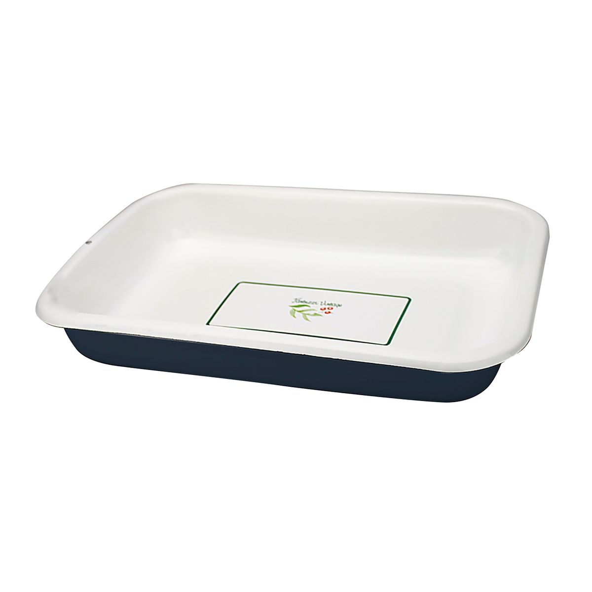 FANTUZZI - Bandeja / Fuente de horno 44 cm acero vitrificado Vintage Azul