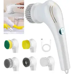 GENERICO - Cepillo Limpieza Electrico Multifuncional Para Cocina 5 En 1
