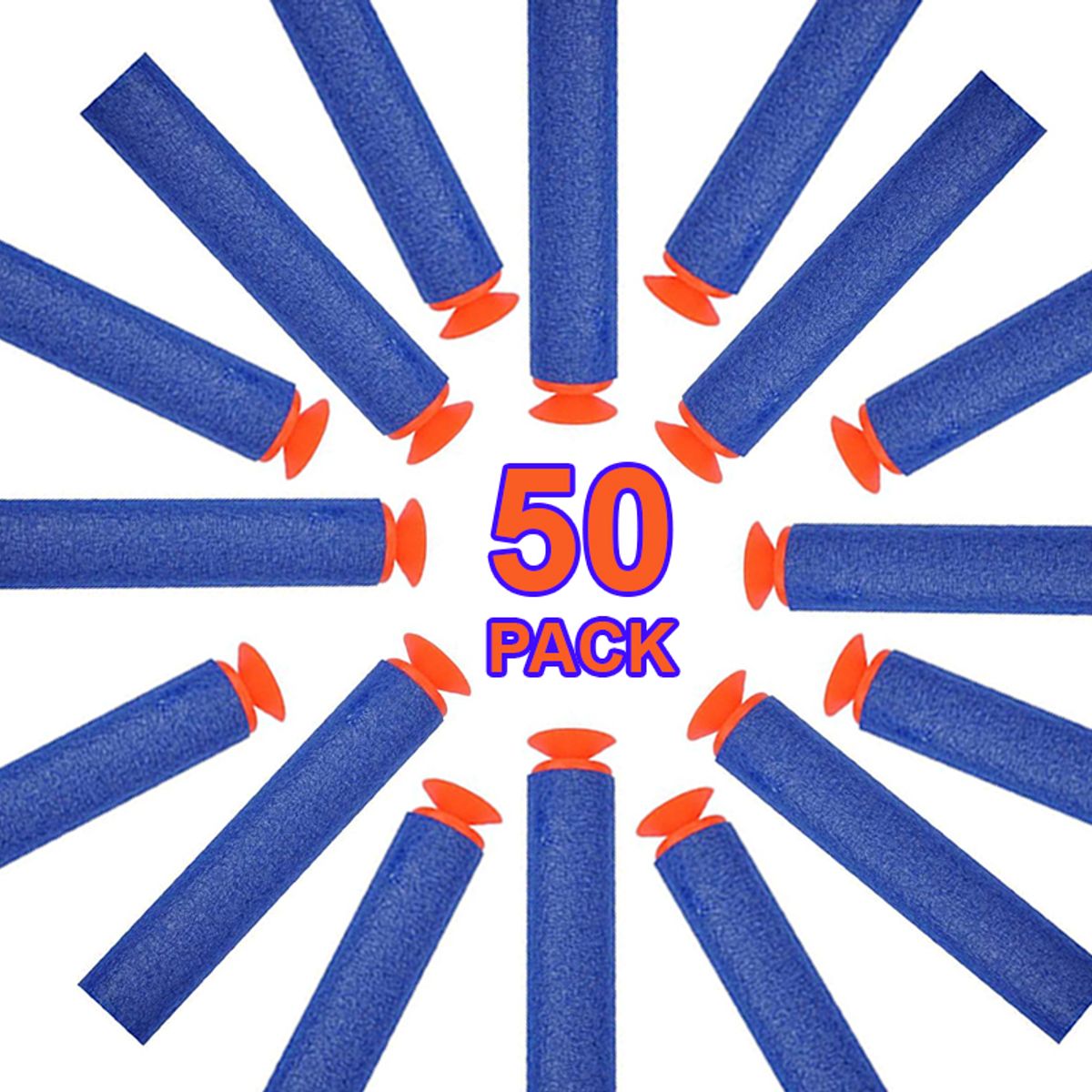 GENERICO - Dardos Nerf 50 Unidades