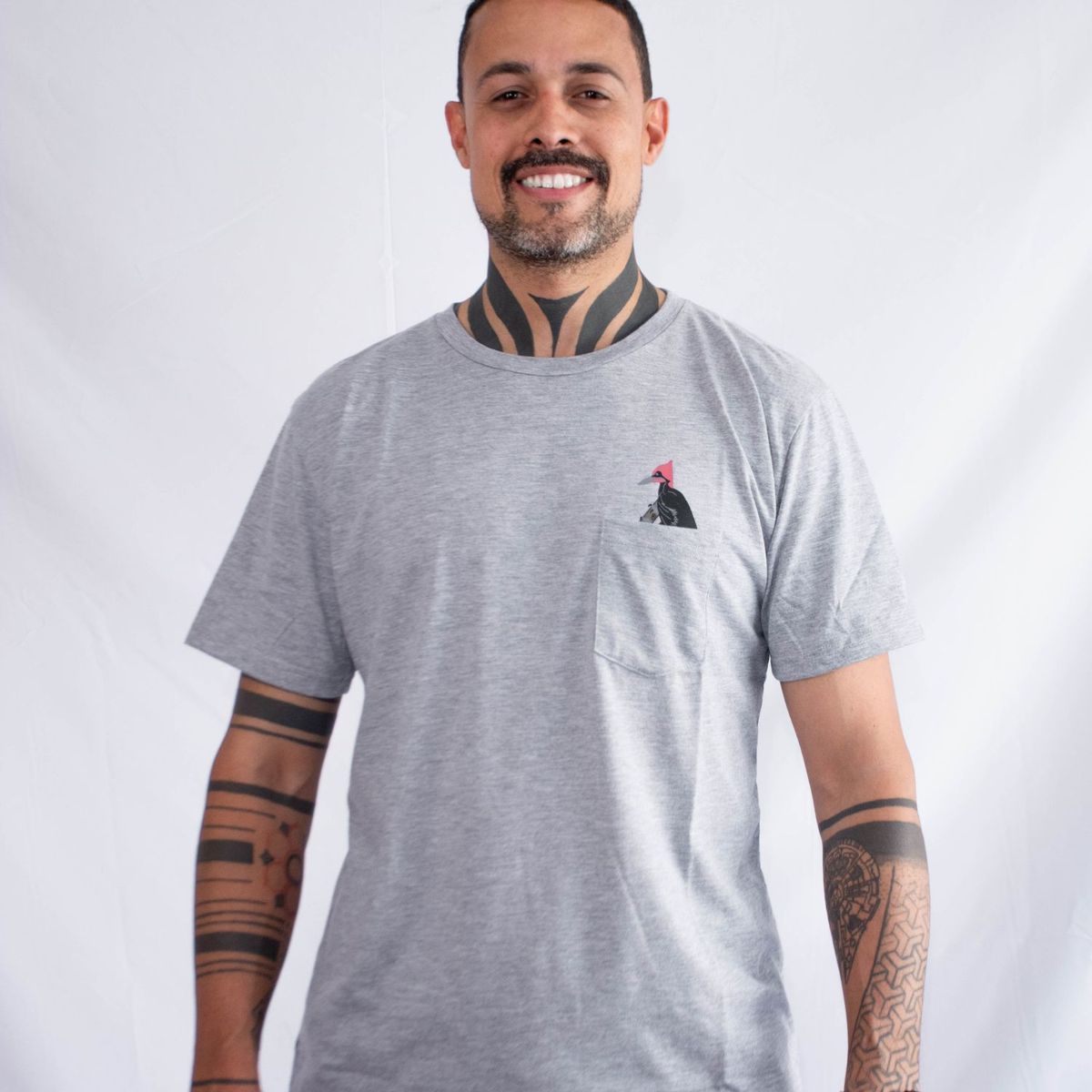 DIFFON - Polera Carpintero Gris Hombre
