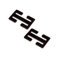 2 Hebillas Metálicas De Bloqueo Para Cinturón