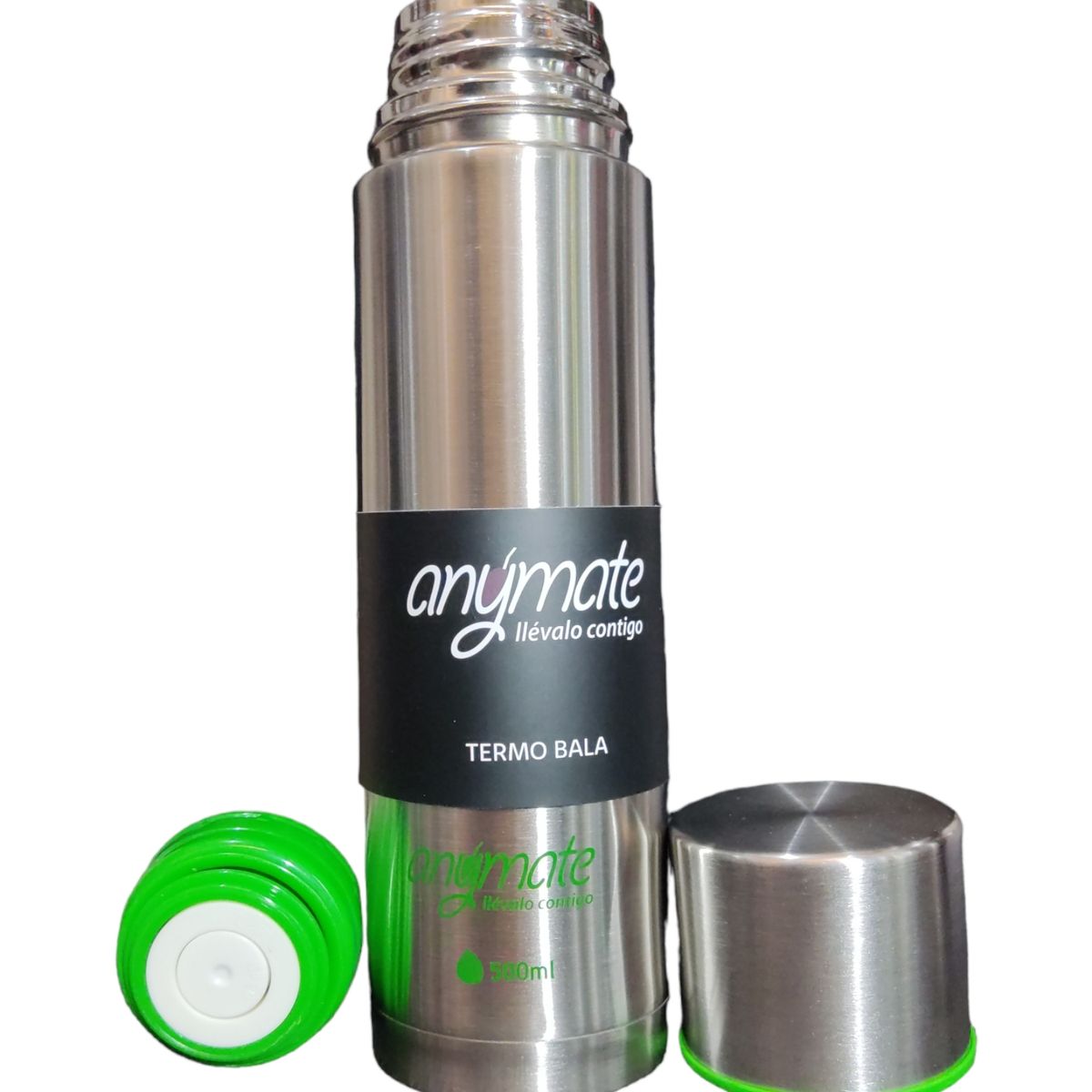 GENERICO - Termo Bala,Café, Liquidos 500Lml Acero Inoxidable  Anymate Frío-Calor