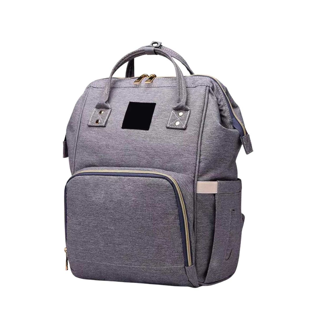 LUMAX - Bolso Mochila Maternal Fashion Alta Calidad Gris