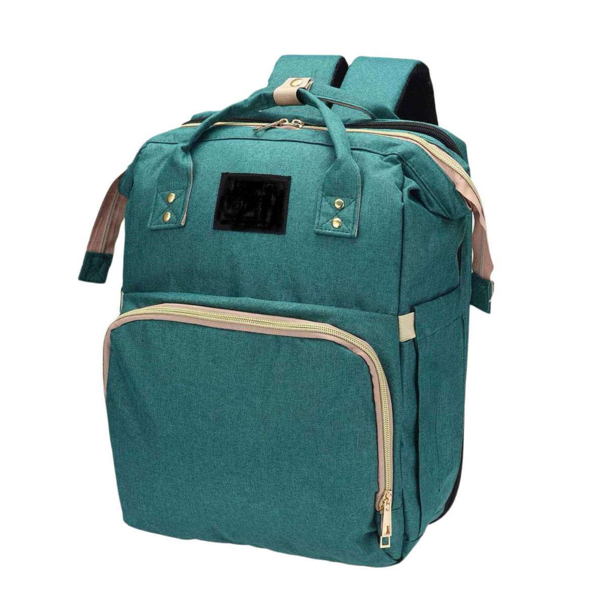 LUMAX - Bolso Mochila Maternal Fashion Alta Calidad Verde