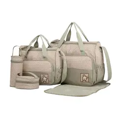 LUMAX - Bolso Maternal 5 Piezas Mudador Bebes Verde