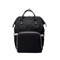 Bolso Mochila Maternal Fashion Alta Calidad Negro