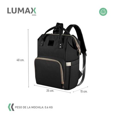 Imagen 2 del producto Bolso Mochila Maternal Fashion Alta Calidad Negro