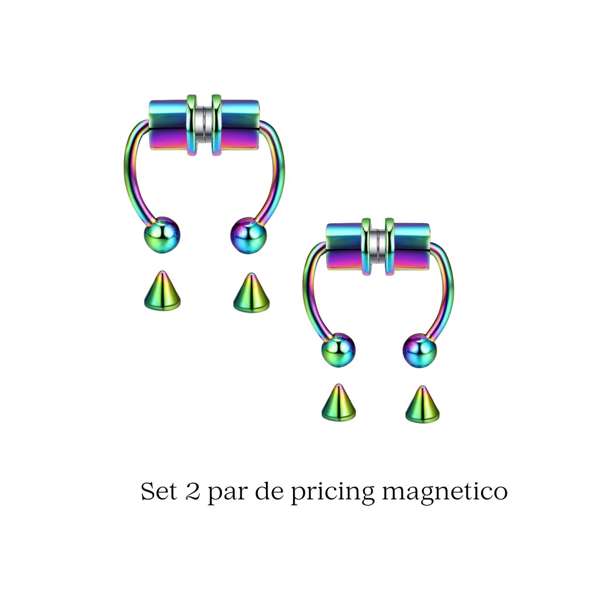 GENERICO - Piercing Falso Para Nariz Imantado Unisex 2UND