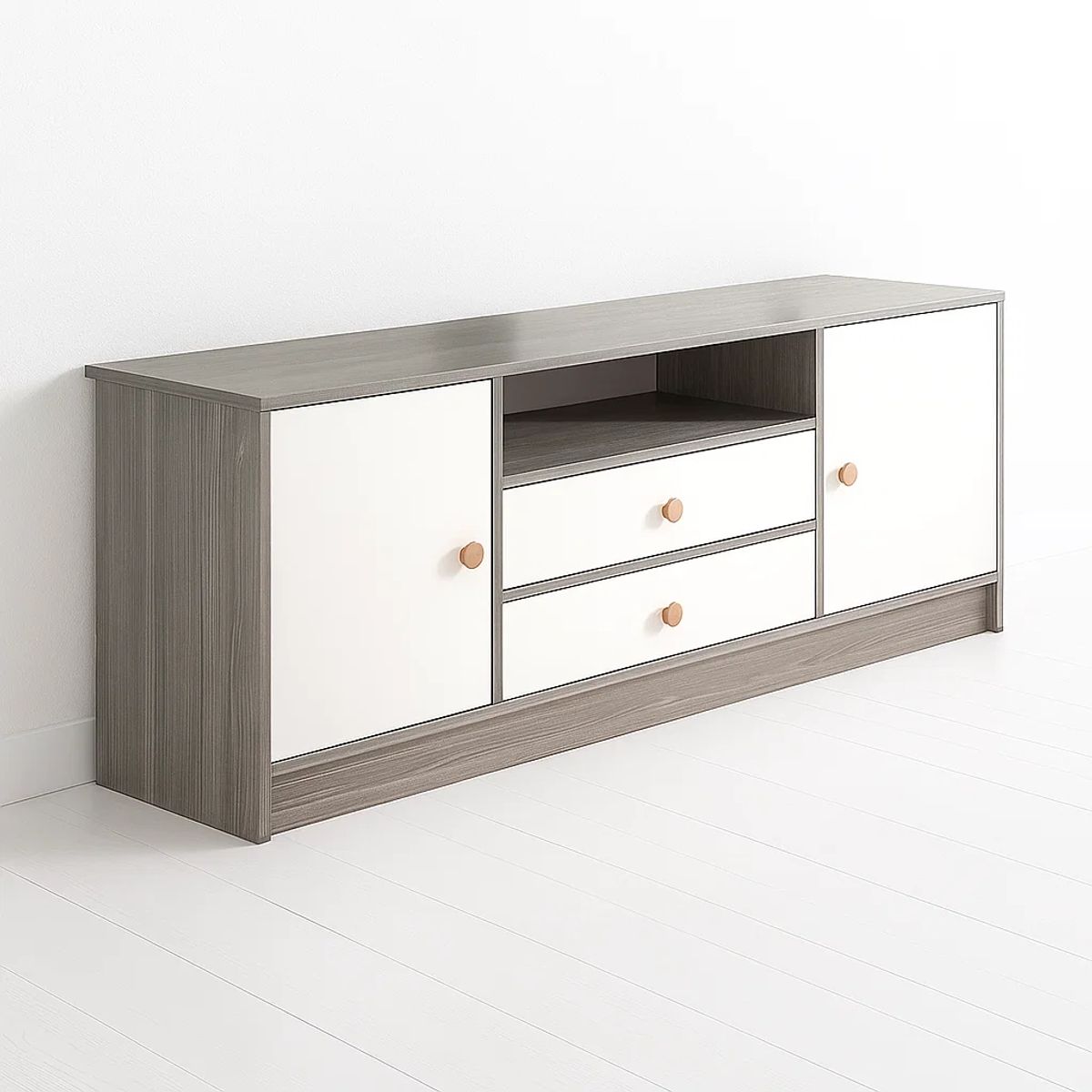 KLIK - Rack de TV o Buffet con Cajones Nordic KLIK