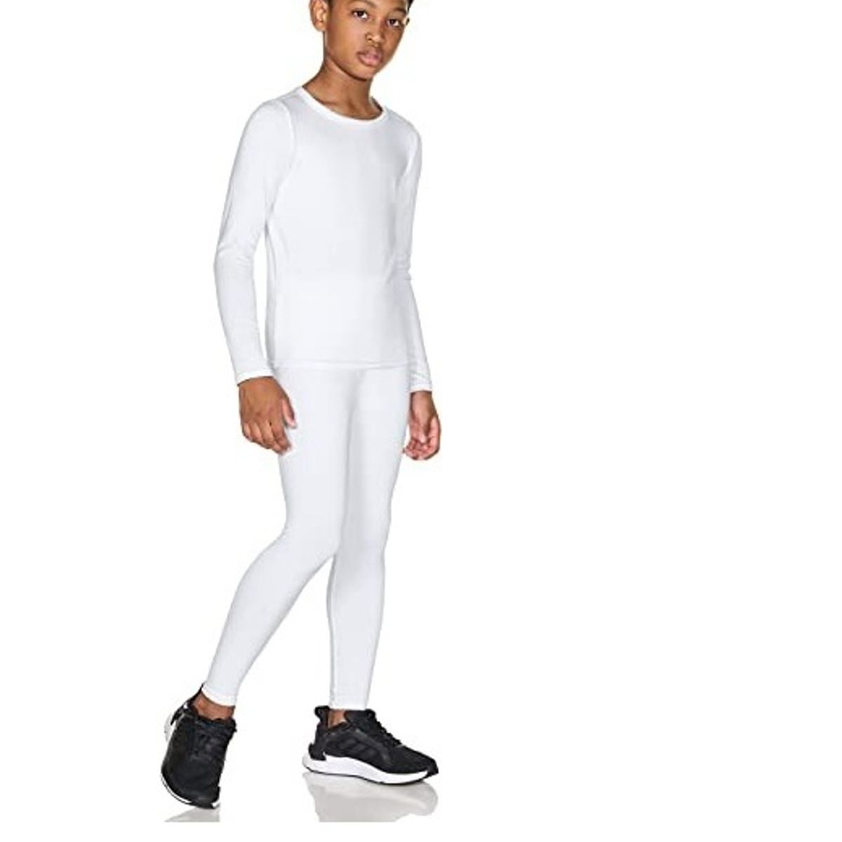 GARSIL - Conjunto De Algodon - Polera Manga Larga Calzoncillo Largo Niños