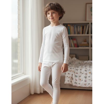 Imagen 2 del producto Calzoncillo Largo Para Niños Juvenil Del Algodon - Primera Capa