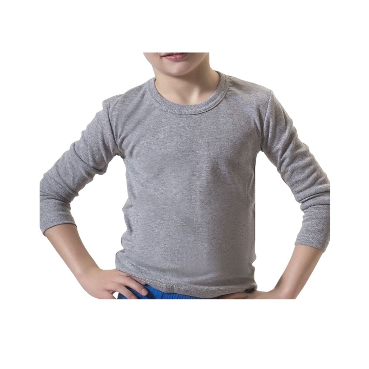 GARSIL - Polera Camiseta Manga Larga De Algodon Para Niños - Juvenil