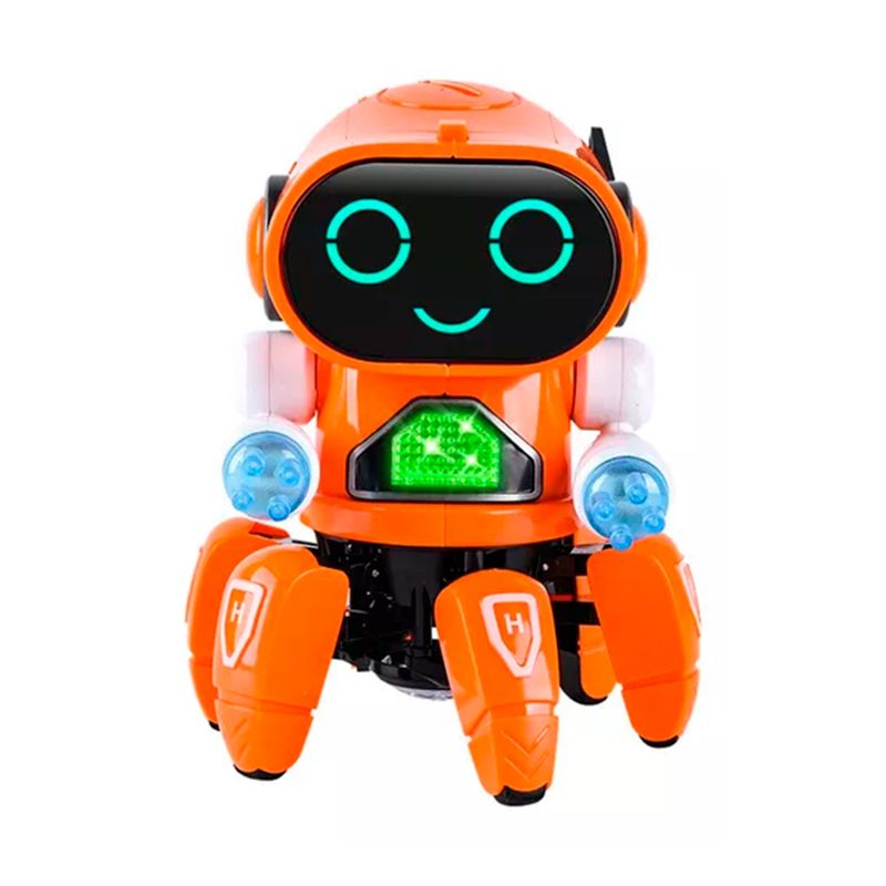 GENERICO - Robot De Juguete Inteligente 6 Garras Luz Y Música