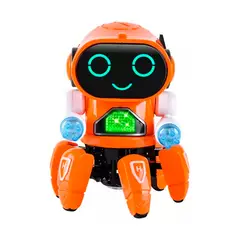 GENERICO - Robot De Juguete Inteligente 6 Garras Luz Y Música