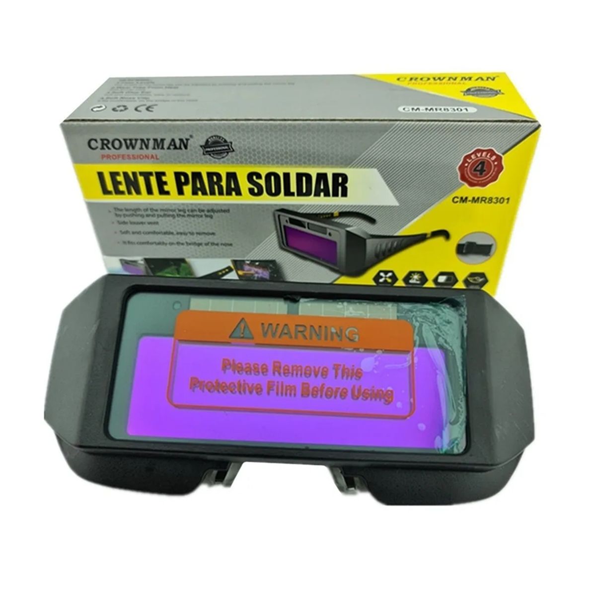 GENERICO - Lentes Para Soldar Fotosencible Crownman