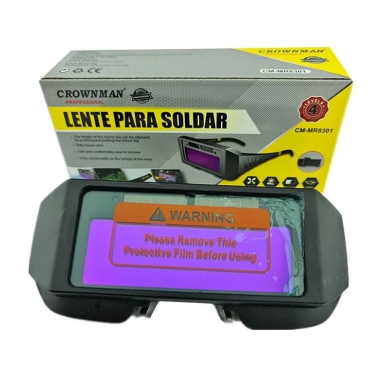 GENERICO - Lentes Para Soldar Fotosencible Crownman