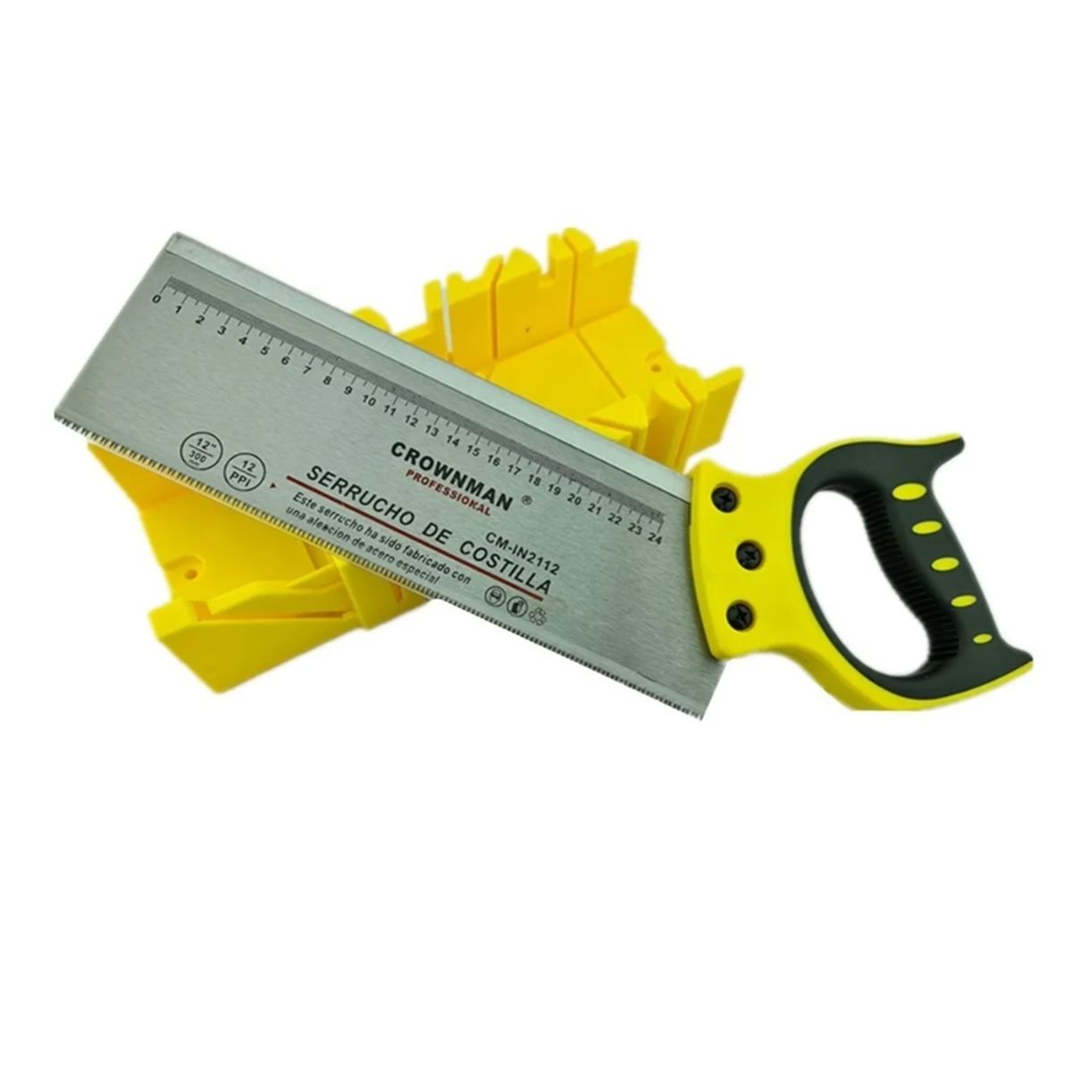 GENERICO - Serrucho Sierra Costilla Con Inglete 12 PuLG 300mm Crownman