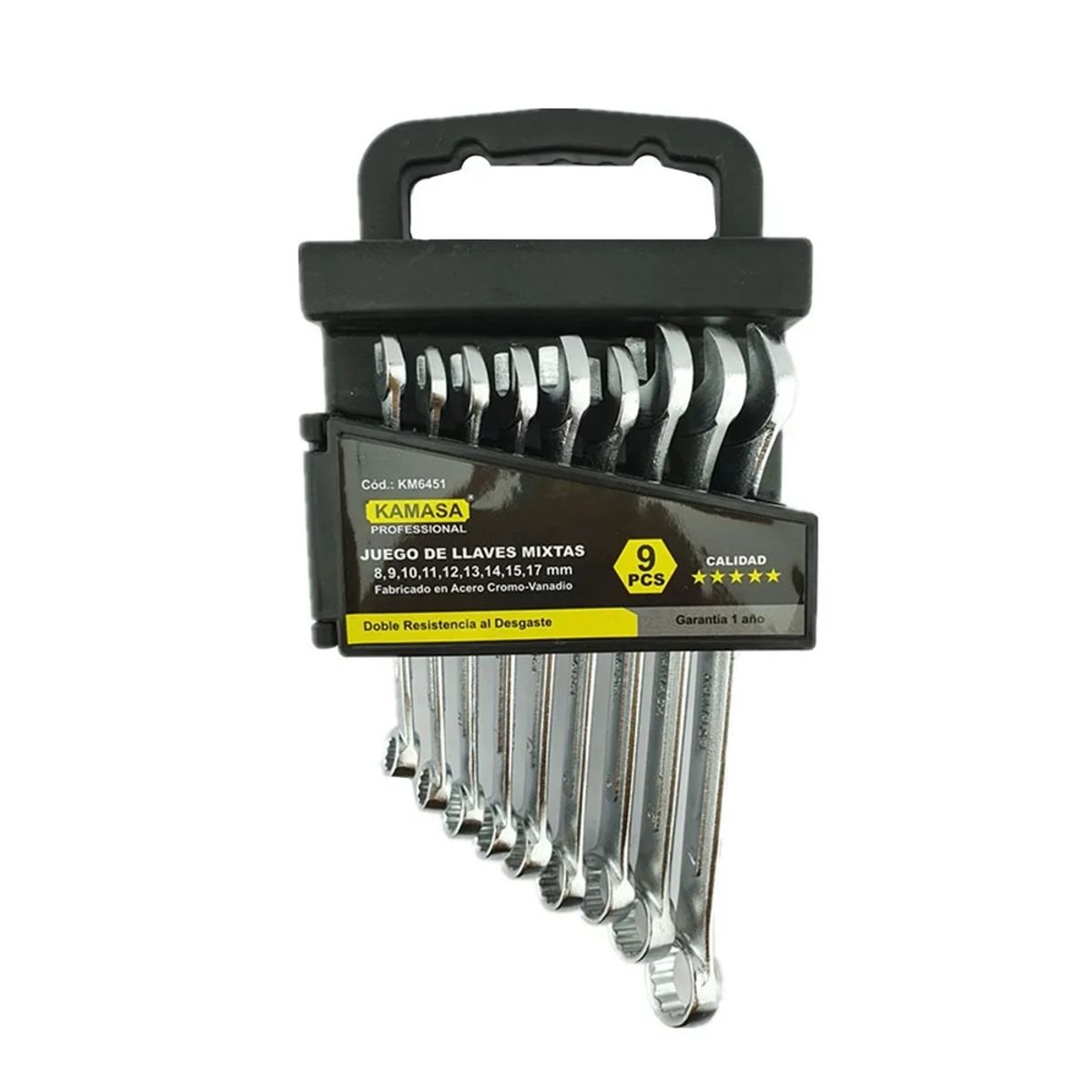 KAMASA - Set Juego De Llaves Punta De Corona 9 Piezas Kamasa Km6451
