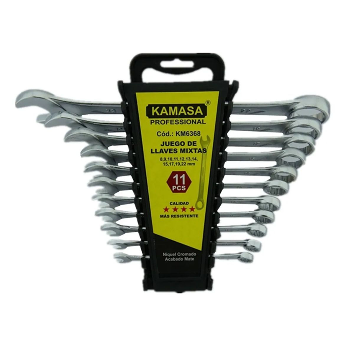KAMASA - Kit Juego De Llaves Punta De Corona 11 Piezas Kamasa Km6368