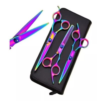 Imagen 2 del producto Set Tijeras Profesional Canina Corta Pelo Perro Mascota