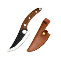 Cuchillo Forjado A Mano de cacería Deshuesador parrillero o carnicero…