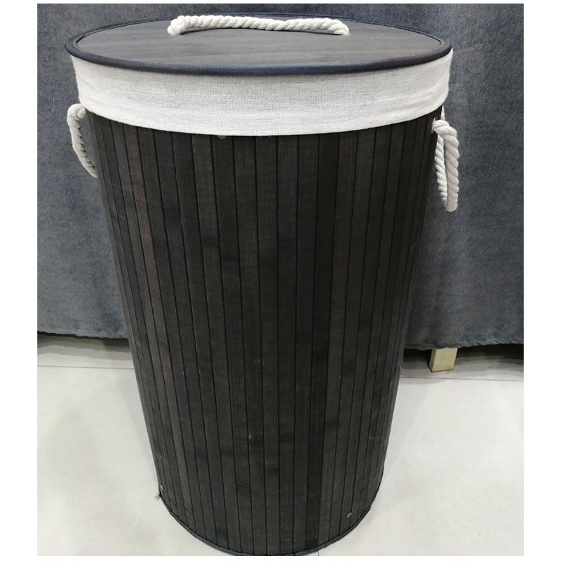 GENERICO - Cesta de Almacenamiento para Ropa de Bambu 60 cm