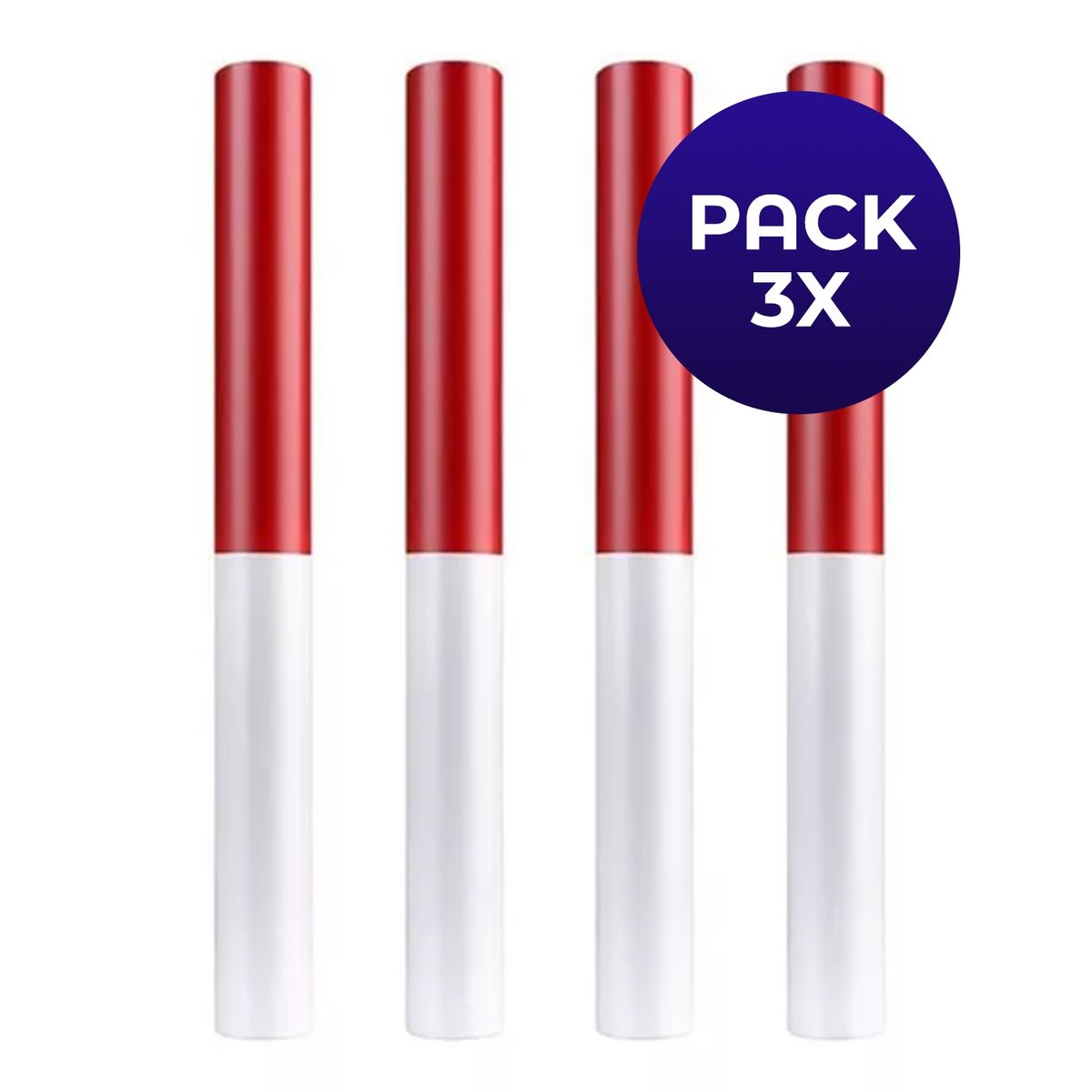 SDFIT - Pack 3x Testimonio Bastón Relevo Atletismo 30x3cm Diámetro