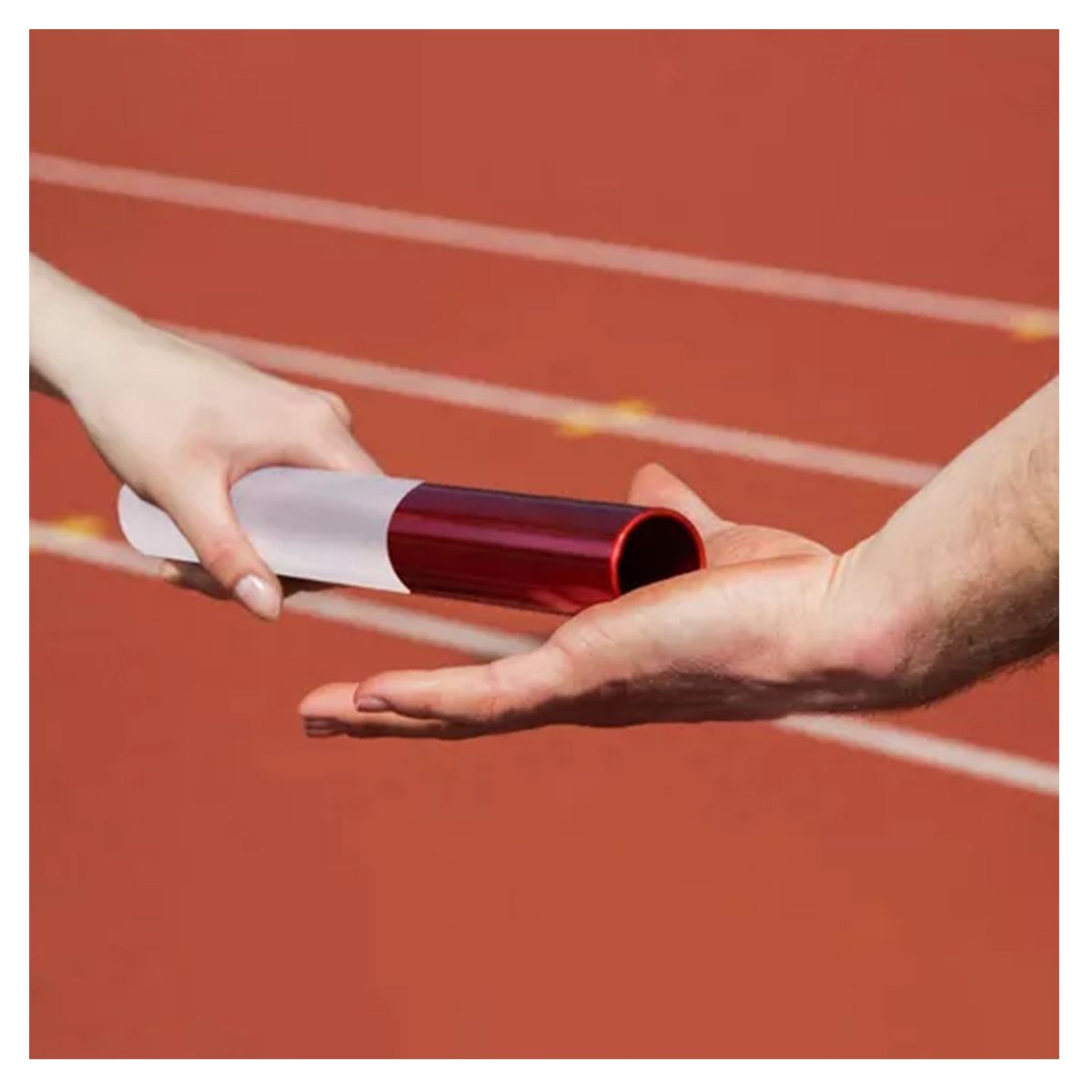 SDFIT - Pack 3x Testimonio Bastón Relevo Atletismo 30x3cm Diámetro