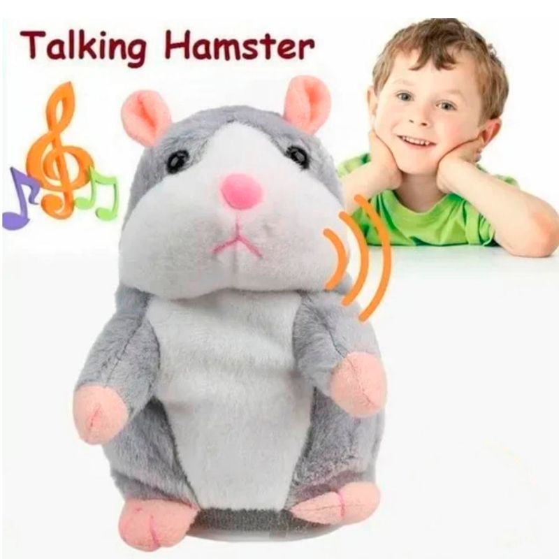 GENERICO - Peluche parlanchin divertido hamster