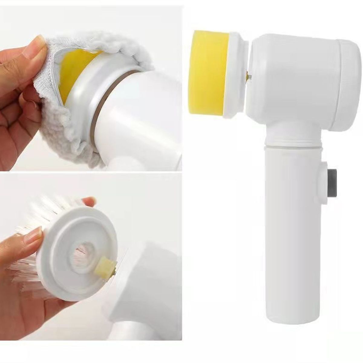 GENERICO - Cepillo De Limpieza Electrico Limpiador Cocina Lavaloza 5en1