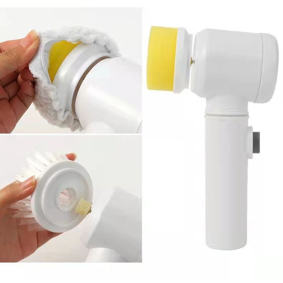 GENERICO - Cepillo De Limpieza Electrico Limpiador Cocina Lavaloza 5en1