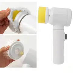 GENERICO - Cepillo De Limpieza Electrico Limpiador Cocina Lavaloza 5en1