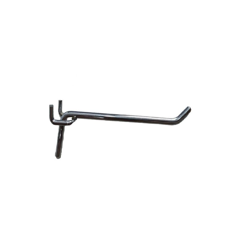GENERICO - Pack 100 Ganchos De Metal Para Panel Perforado 10cm Venzhop…