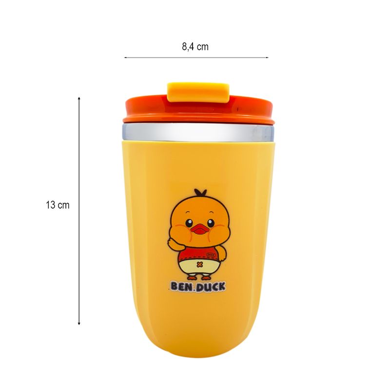 GENERICO - Vaso Termico Portable Acero Inox 500ml Cafe Te Niños Diseños
