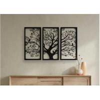 CUADRO DECORATIVO ARBOL DE LA VIDA ARTESANAL EN MADERA MDF 3MM