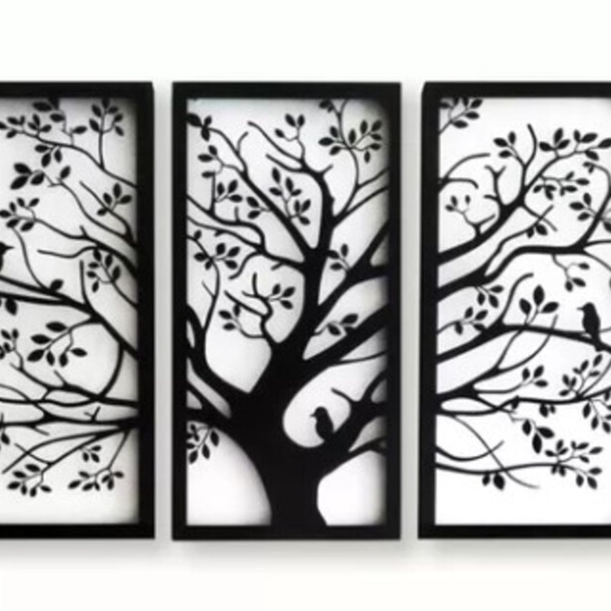 GENERICO - CUADRO DECORATIVO ARBOL DE LA VIDA ARTESANAL EN MADERA MDF 3MM