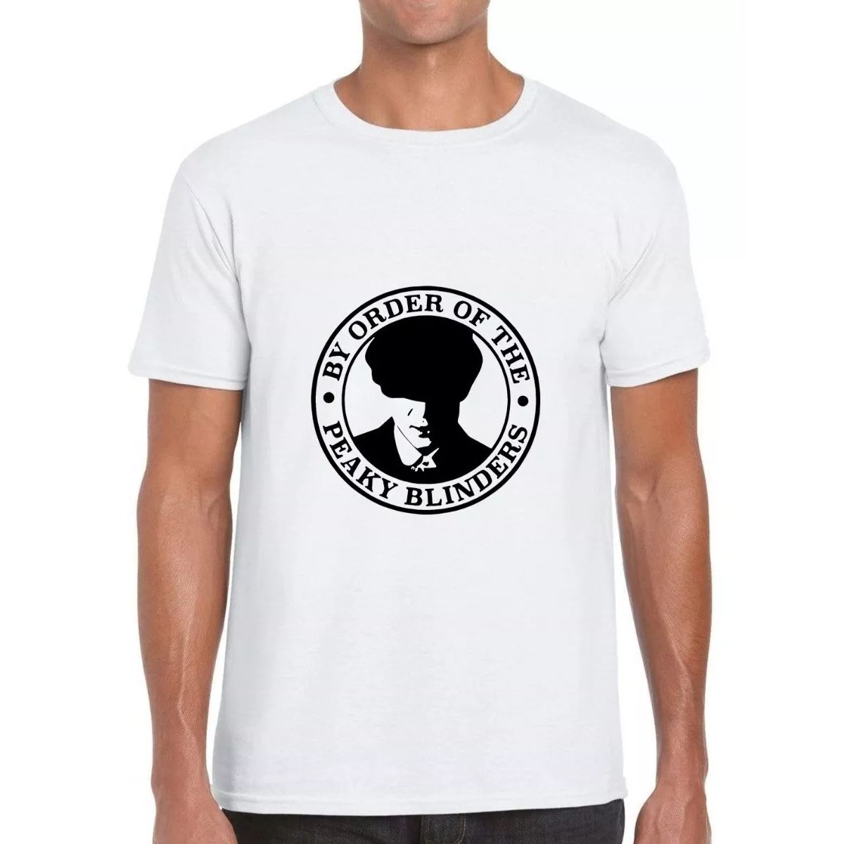ROLY - Polera Blanca Peaky Blinder Tommy Shelby Algodón