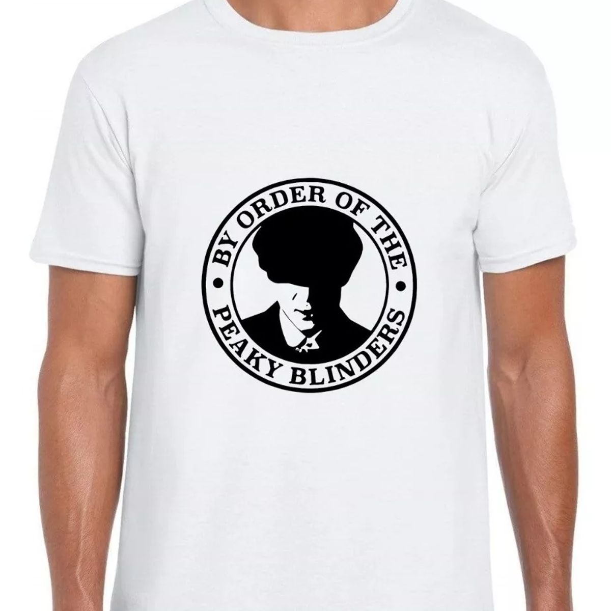ROLY - Polera Blanca Peaky Blinder Tommy Shelby Algodón