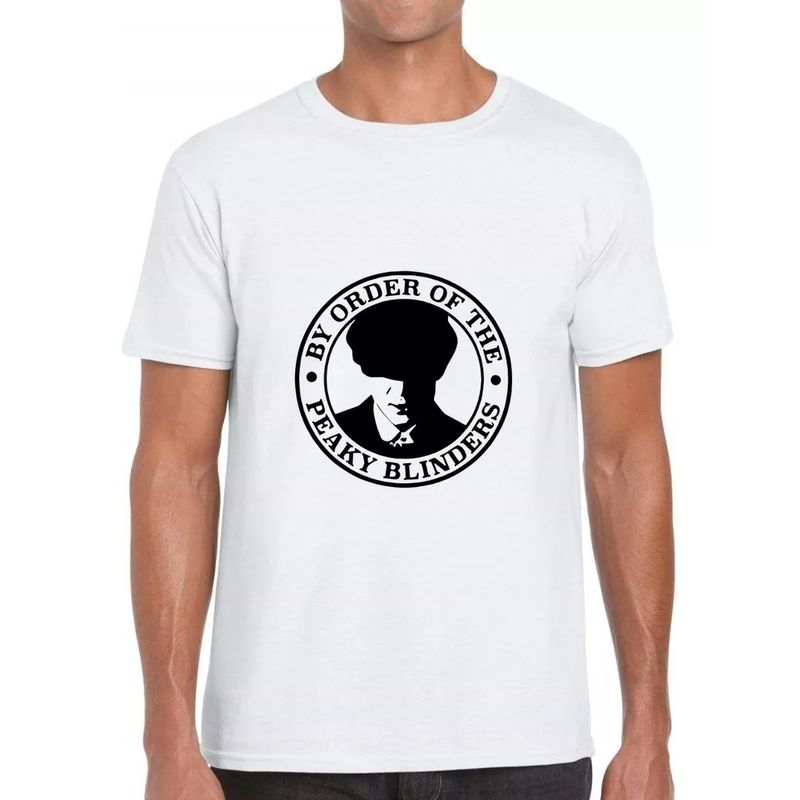 ROLY - Polera Blanca Peaky Blinder Tommy Shelby Algodón