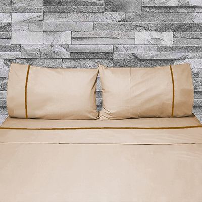 Imagen 2 del producto Juego De Sabanas King Diversión Natural Mocaccino 300 Hilos