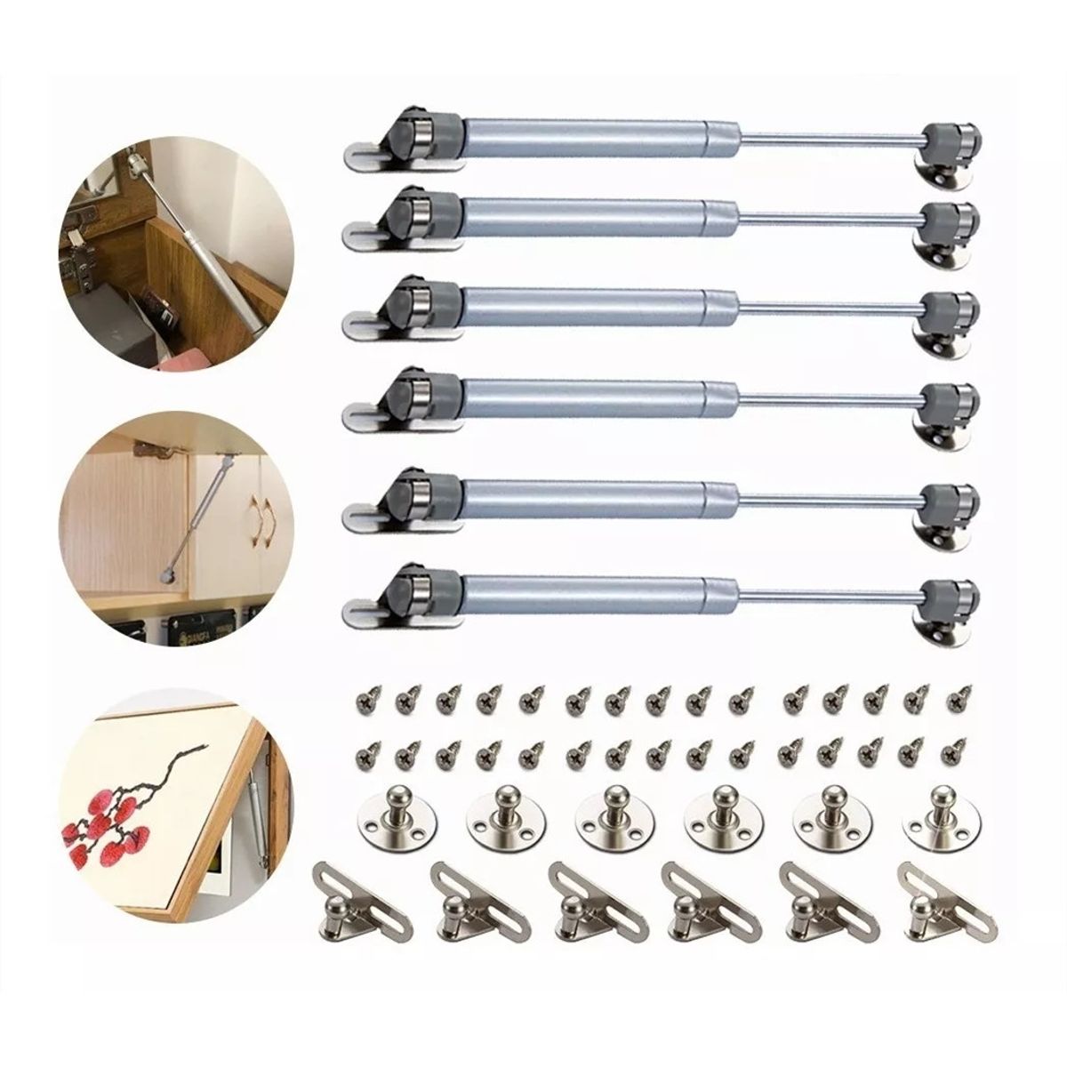 KUANGYE - Brazo Bombin 80n Pack 6uni Para Puerta