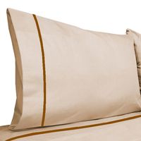 Juego De Sabanas Queen Diversión Natural Mocaccino 300 Hilos