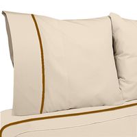 Juego De Sabanas Queen Diversión Natural Crudo 300 Hilos