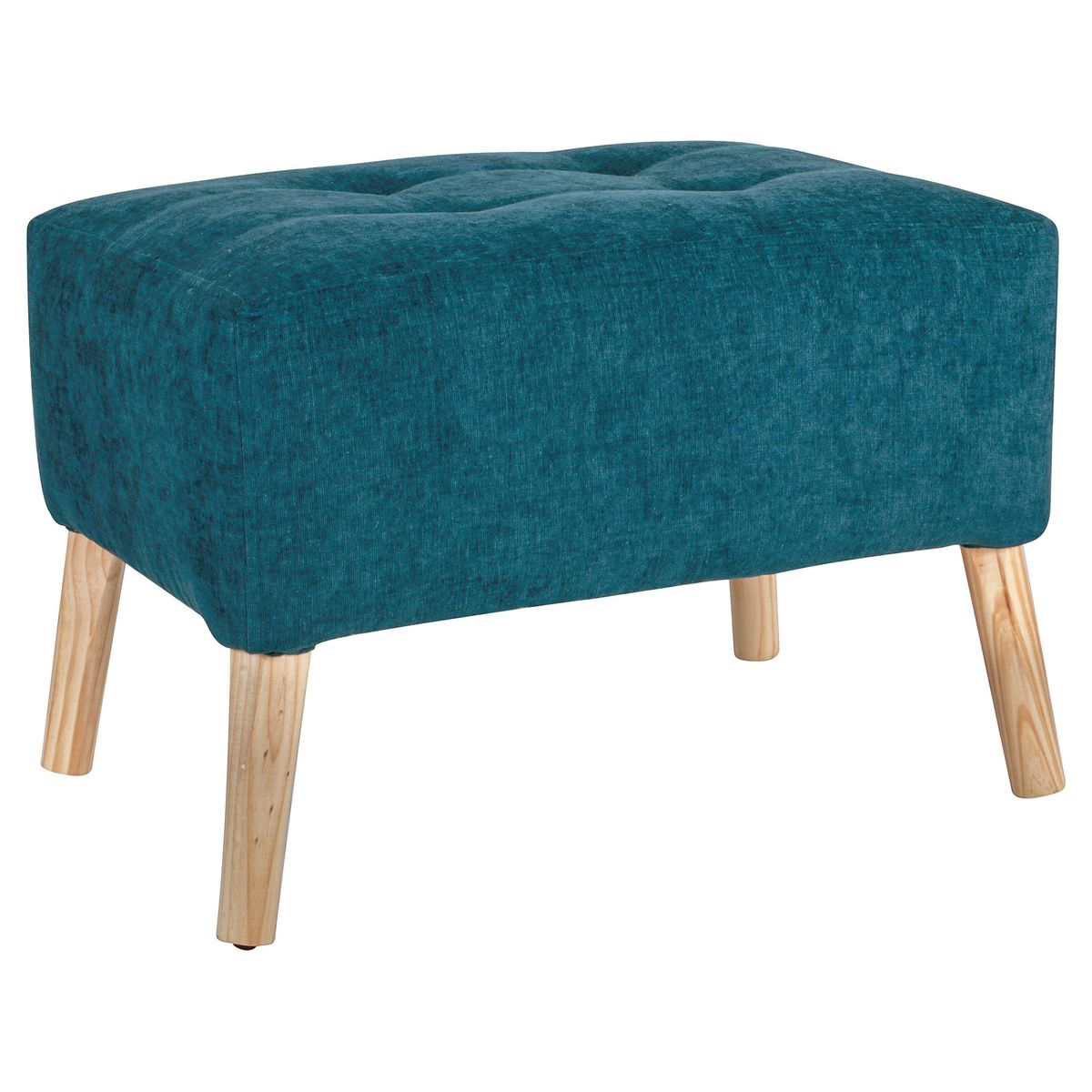 GENERICO - Pouf Petrum Petroleo 62x42x42 cm Máxima Design